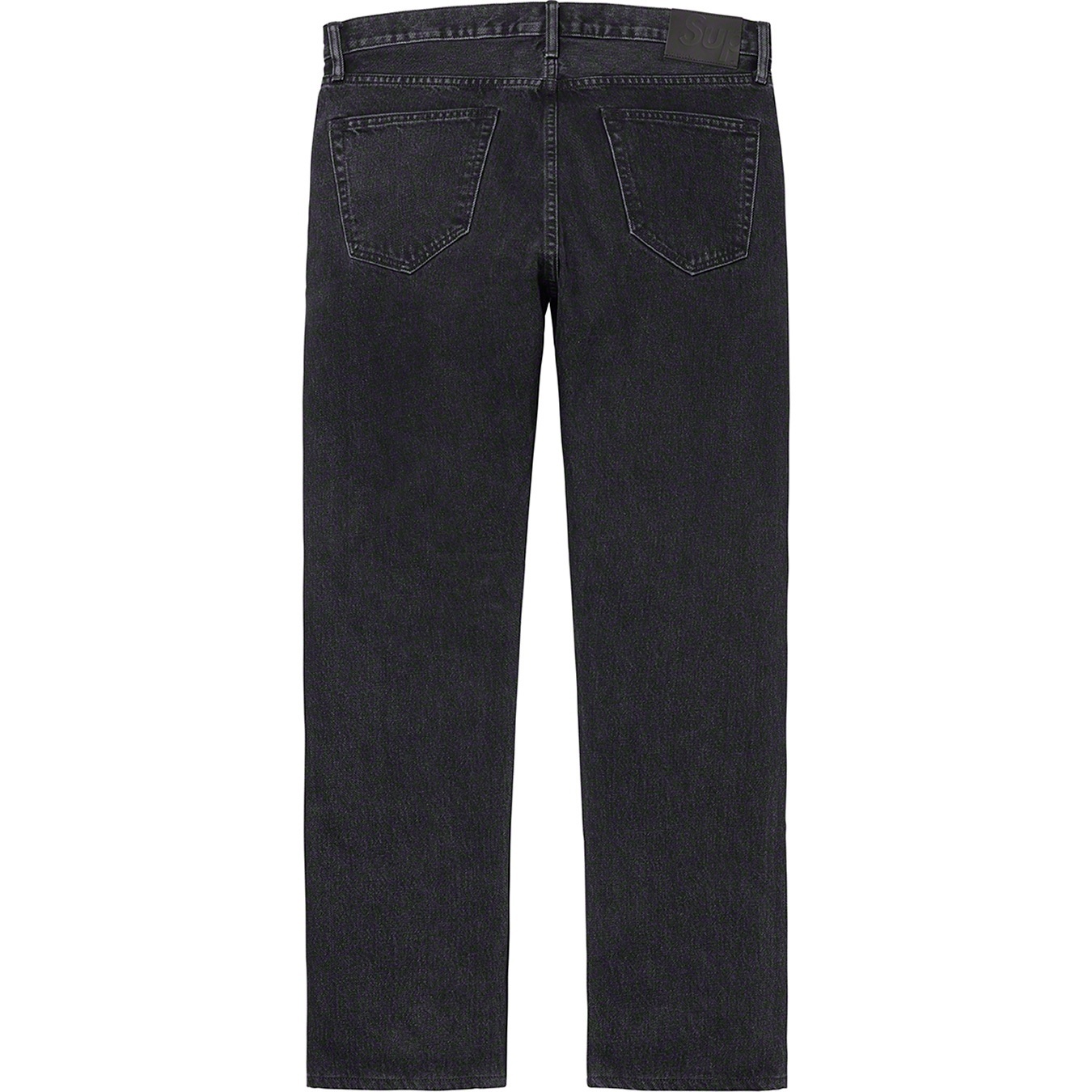 Stone Washed Black Slim Jean view 3